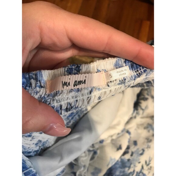 Womens blue floral dress - Picture 4 of 4